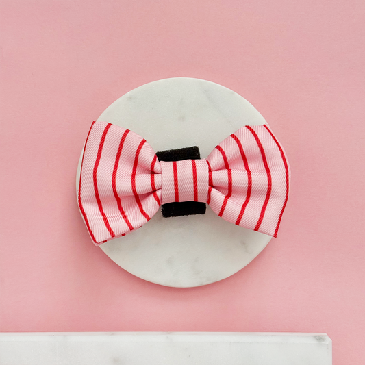 Candy Stripe Bow Tie