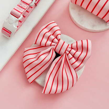 Candy Stripe Sailor Bow Tie
